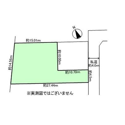 Compartment figure. Suginami-ku, Tokyo Kugayama 2-chome