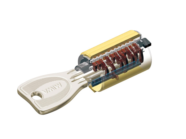 Security.  [reversible ・ Dimple key] The front door key, It resisted illegally unlocking, Replicated difficult reversible ・ Adopt a dimple key. You can unlock the auto-lock of the entrance just holding the key, It is with a non-contact function. (Conceptual diagram)