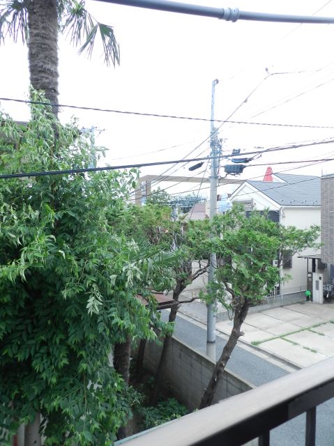 Balcony. Day is good.