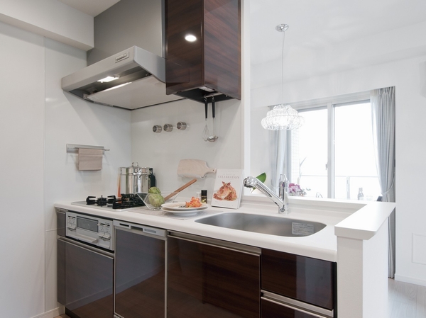 Counter kitchen with a functional facilities with storage capacity that employ a large number in the standard.