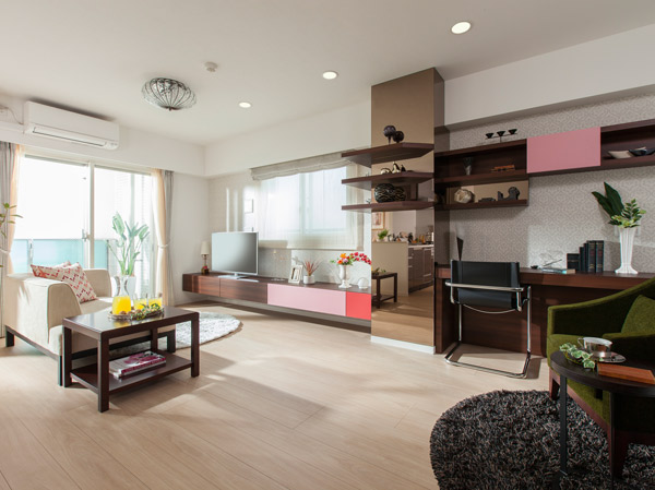 Living.  [living ・ dining]  ※ All interior photos of the web is model room D type. Including some options. (Paid ・ Application deadline Yes)