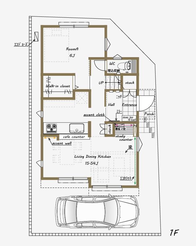 Floor plan. Shimo Igusa 1 Phase 2 Building -1F