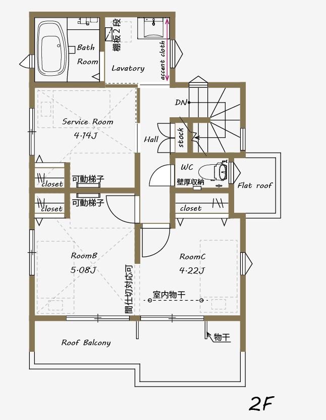 Floor plan. Shimo Igusa 1 Phase 2 Building -2F