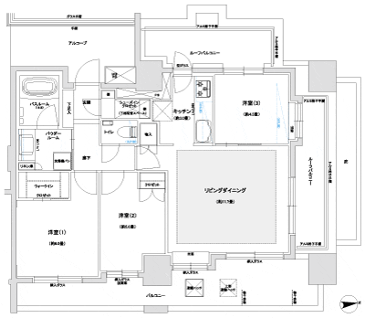 Floor: 3LDK + WIC + SIC, the occupied area: 68.36 sq m, Price: 62,700,000 yen, now on sale