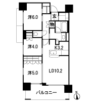Floor: 3LDK + WIC + SIC, the occupied area: 65.52 sq m, Price: 60,400,000 yen, now on sale