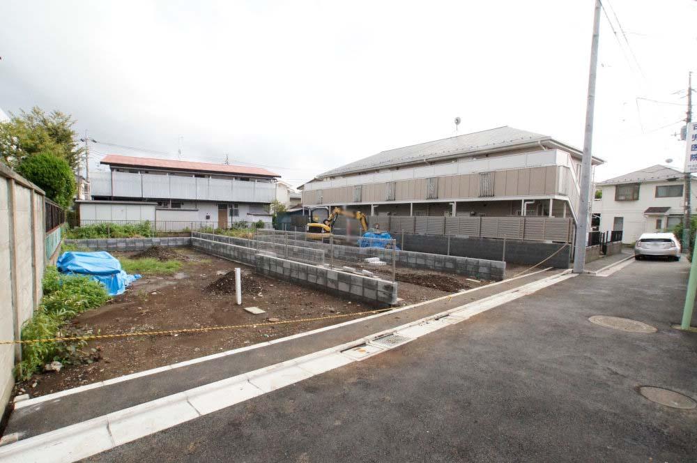 Local land photo. A quiet residential area of ​​land