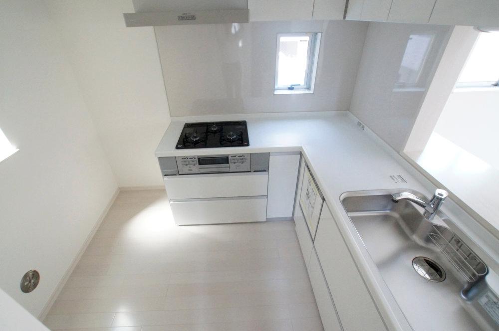 Kitchen. We have with a dishwasher in the kitchen. Also breadth has fully taken.