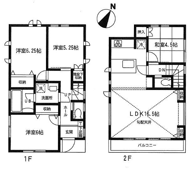 Floor plan. Honan to elementary school 370m
