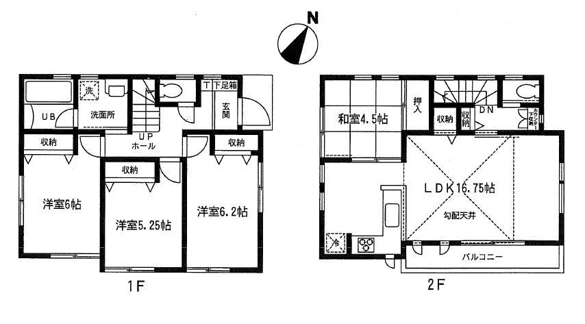Floor plan. Honan to elementary school 370m