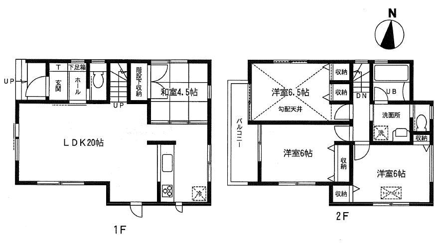 Floor plan. Honan to elementary school 370m