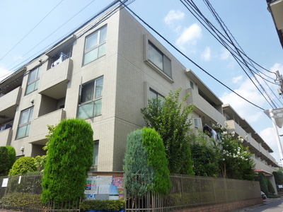 Building appearance. Sunny