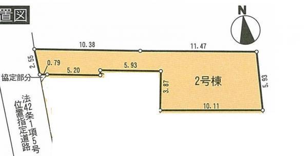 Compartment figure. 49,800,000 yen, 3LDK, Land area 85.18 sq m , Building area 72.52 sq m