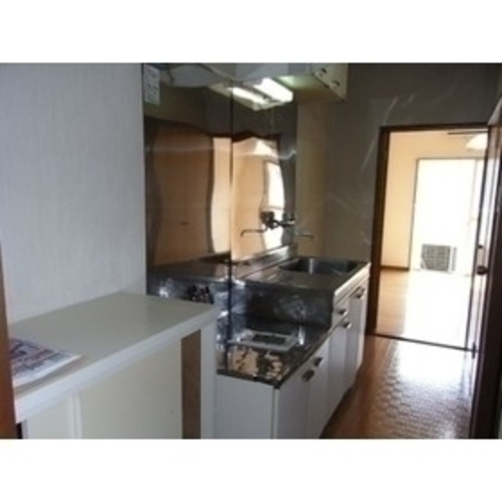 Kitchen. Cooking space is also spacious.