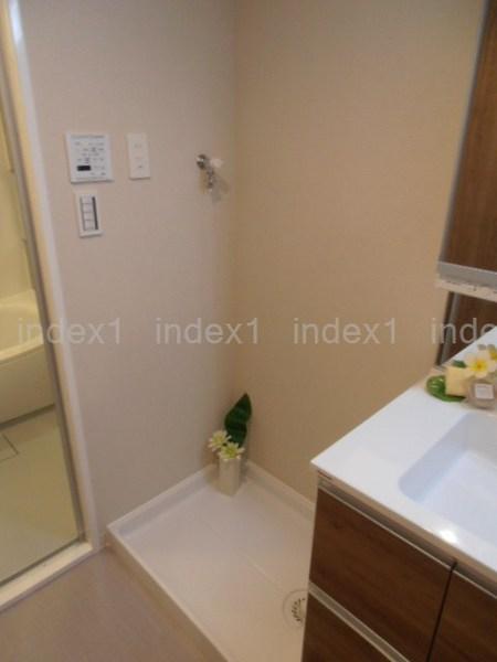 Wash basin, toilet. There is also indoor washing machine Storage