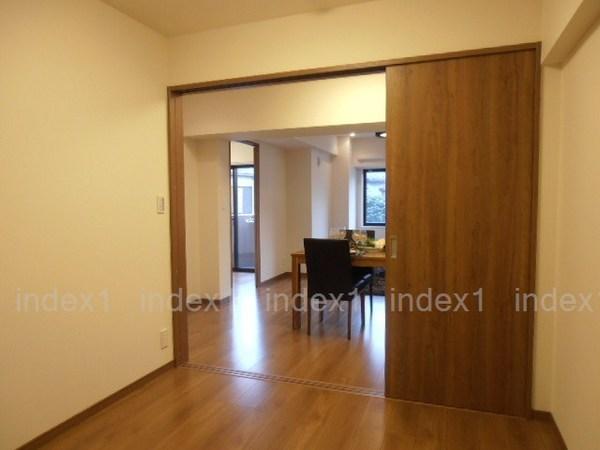 Non-living room. Sliding door open can also be used to open