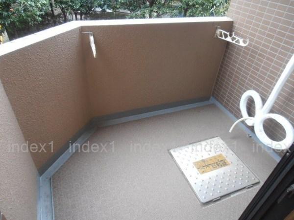 Balcony. Yang per well of a balcony