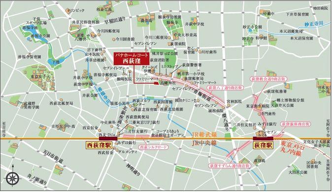 Local guide map. Information map