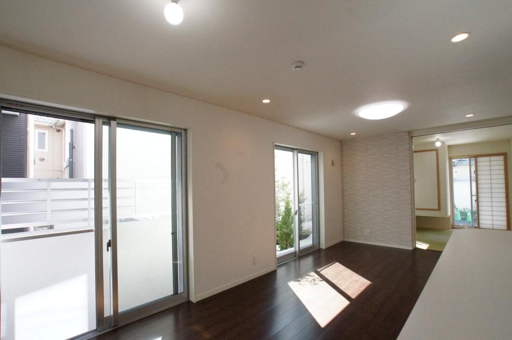 Living. It was taken from the kitchen (F Building)