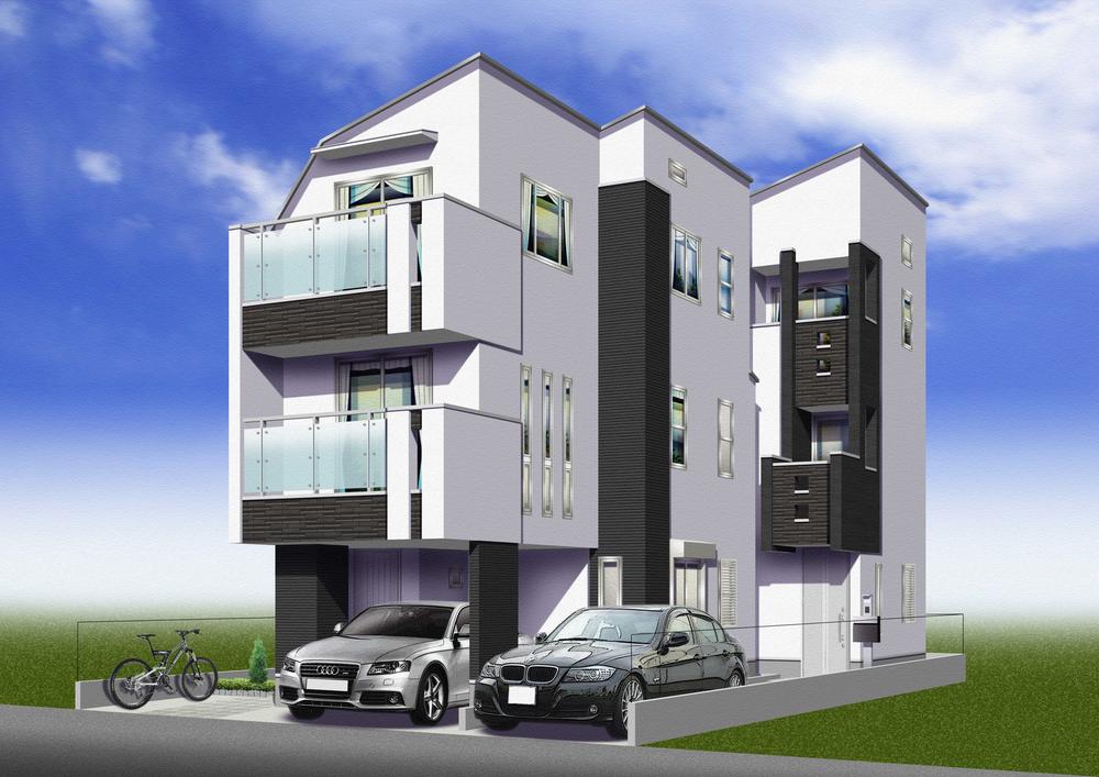 Rendering (appearance). (A, B Building) Rendering