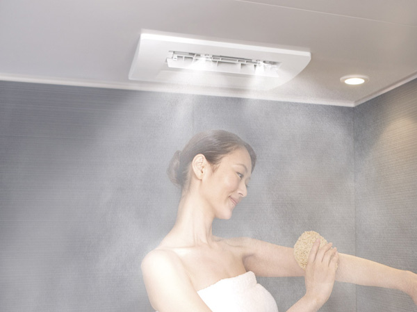 Room and equipment. Bathrooms, Adopt a mist sauna with bathroom heating dryer. Warm mist a tired body is wrapped in three dimensions, Unravel "mist bath". Since bathing effect can be realized even in a short period of time without Hitakara in bathtub, Perfect for busy people. Since the heat in a fine mist stuck to water-saving, Is a new habit you want incorporated into the daily bathing. Besides this, such as clothes dryer and bathroom drying, The bathroom is all year round comfort in the enhancement function of MiSTY. (Same specifications)