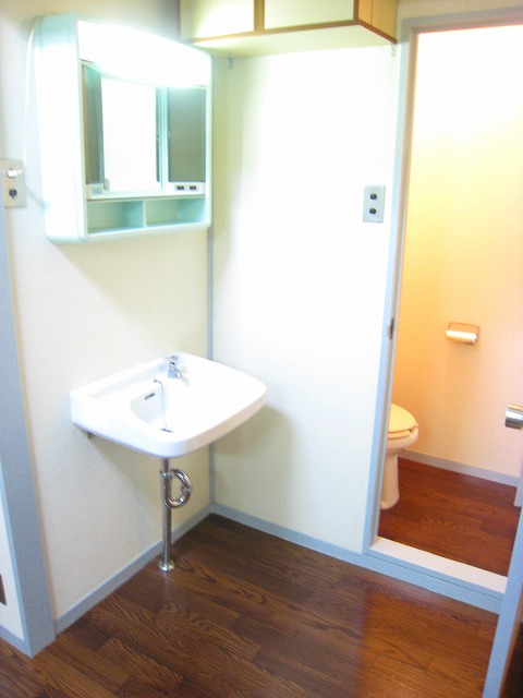 Washroom. Independence is a wash basin