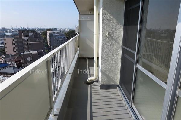 Balcony. Yang per well of a balcony