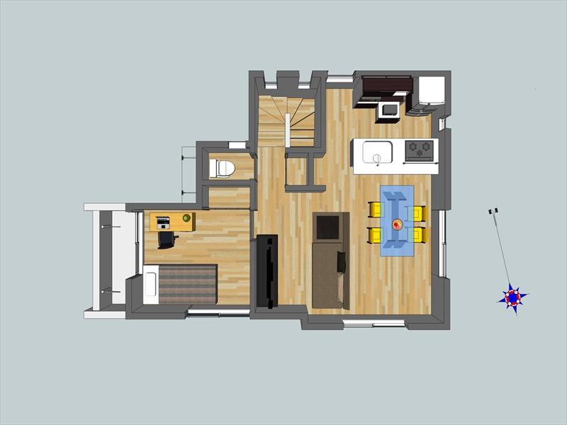 Floor plan. 57,800,000 yen, 3LDK, Land area 77.1 sq m , Building area 80.9 sq m 2F
