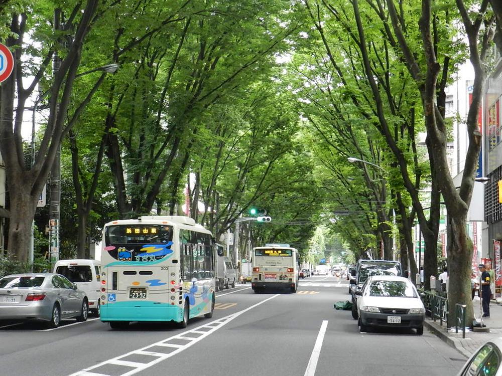 Streets around. 950m until Nakasugi Street