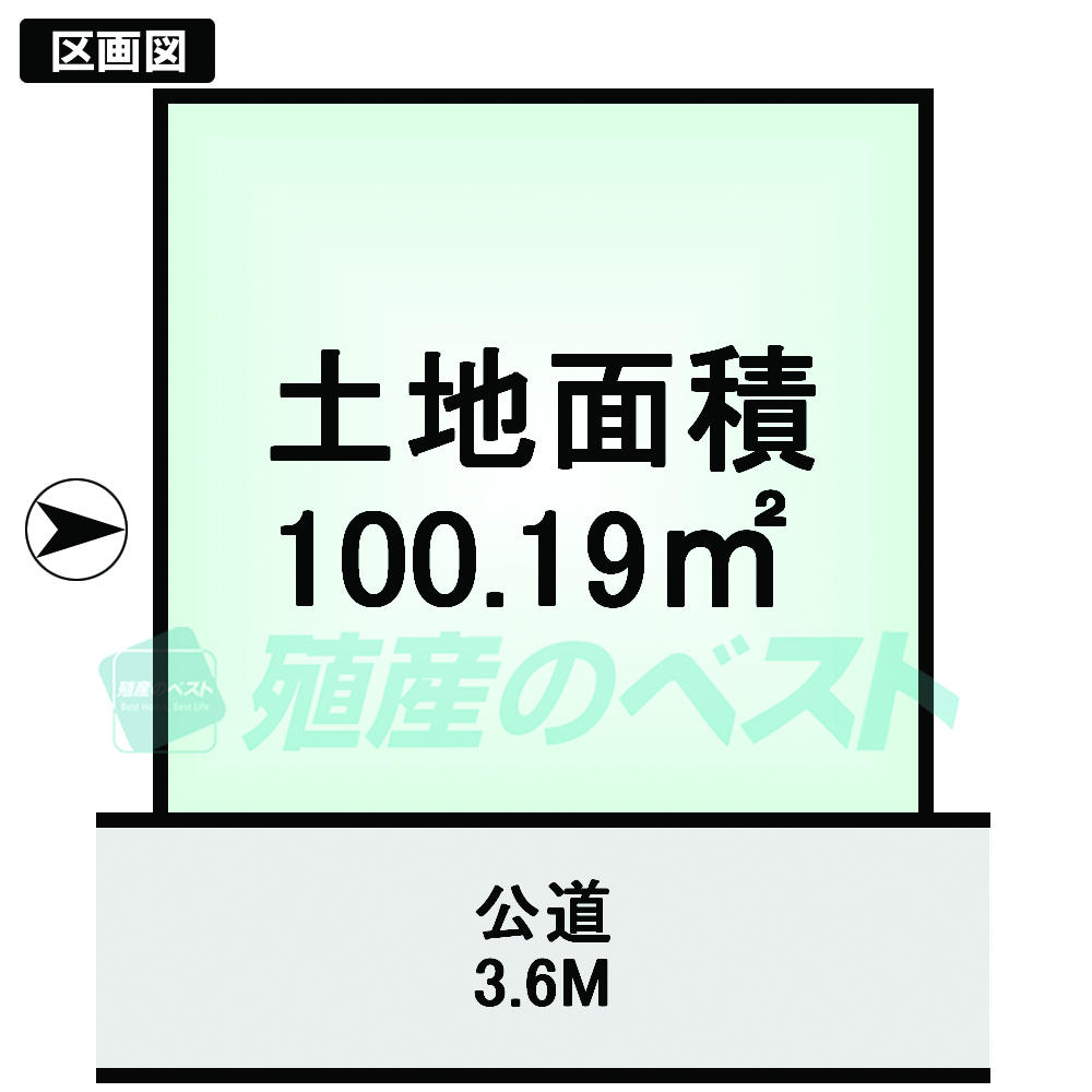 Compartment figure. Land price 50 million yen, It will land area 100.19 sq m beautiful terrain. 