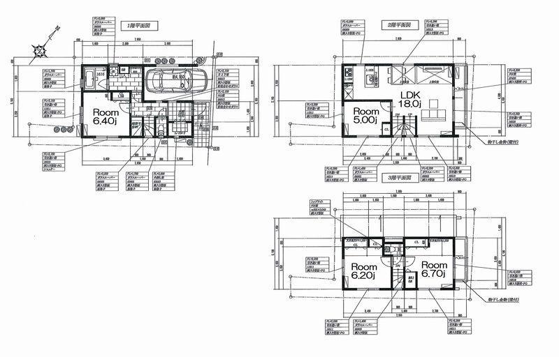 Floor plan. 57,800,000 yen, 4LDK, Land area 67.84 sq m , Building area 100.68 sq m