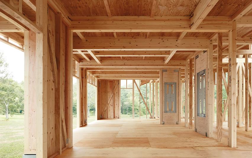 Construction ・ Construction method ・ specification. "MJ Wood" of Misawa Homes is, While taking advantage of the optimal building material "wood" in the house, The traditional "wooden framework construction method", Fusion of "advanced technology" of Misawa Homes.