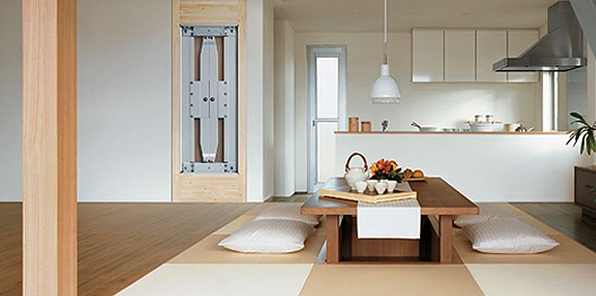 Construction ・ Construction method ・ specification. Misawa Homes own vibration control device "MGEO" is mounted on the residence of also about 15,000 buildings in the center of the custom home. In the "linkage Court Hamadayama", Standard equipped with a newly built detached for MGEO-N in all 12 buildings