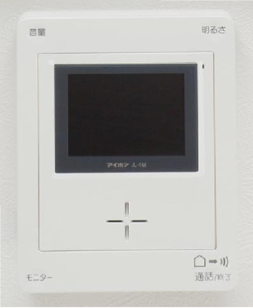 Security equipment. You can see the visitors in the image and sound, Color monitor with TV door