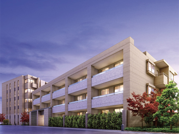 Shared facilities.  [appearance] Of exterior design theme, "Authentic & Modern". Taking advantage of the strong frame, While brew stately grandeur, Creating a warmth and kindness in the rich texture tiles, Metal material that becomes the accent is tightening in modern facial expressions. (Rendering)