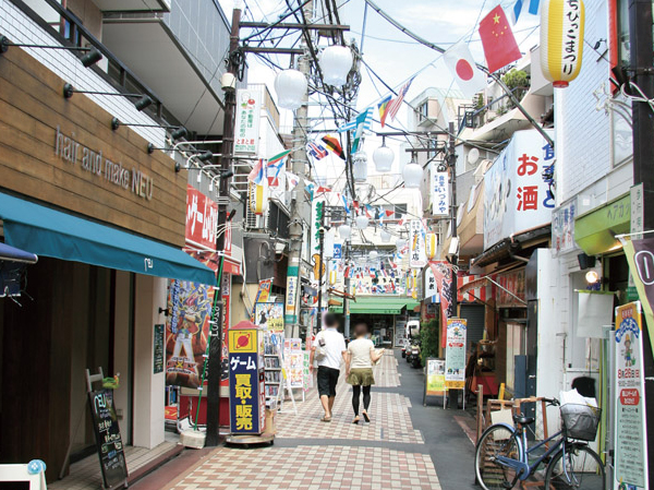 Surrounding environment. Ten No. shopping street (about 550m / 7-minute walk)