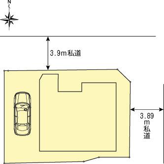 Compartment figure. 53,800,000 yen, 4LDK, Land area 141.53 sq m , Building area 133.11 sq m