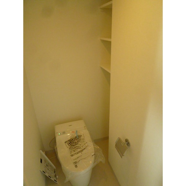 Toilet. Warm water washing toilet seat equipped! 