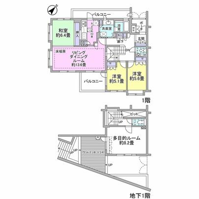 Floor plan. (Floor plan) ◇ proprietary area of about 104.43 sq m (about 31 square meters)