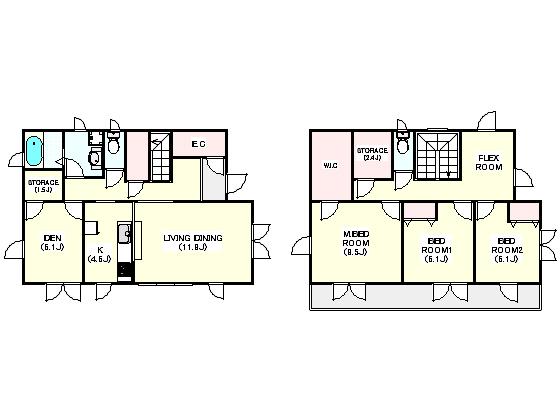 Other building plan example. Construction conditions no Uchi Reference Plan Building price 20,660,000 yen (tax included) Building area 136.32 sq m