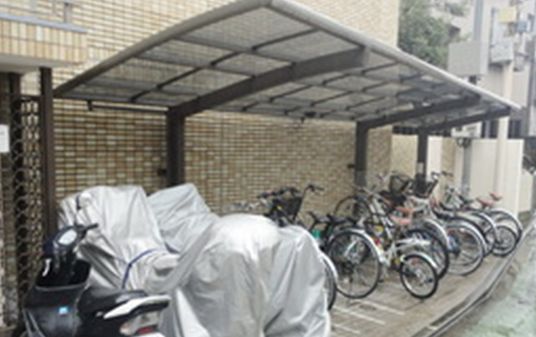 Other common areas. Place for storing bicycles