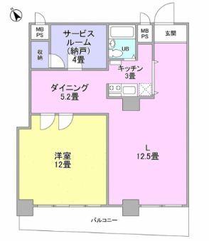 Floor plan. 3DK, Price 37,800,000 yen, Occupied area 86.46 sq m , Balcony area 9.17 sq m