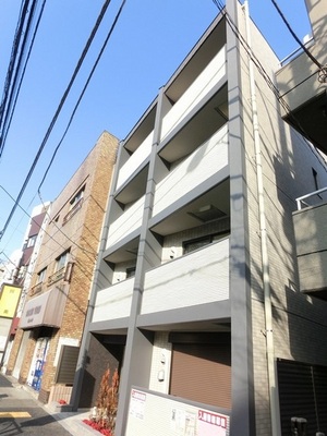 Building appearance. Day is good