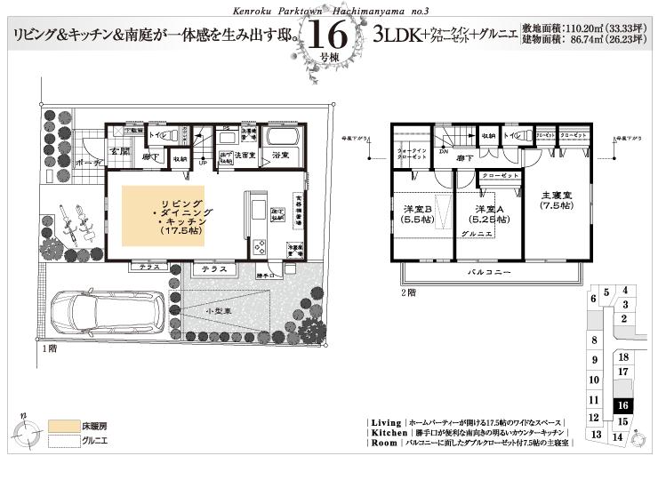 Floor plan. Local district average (H25.7_Tsukisatsuei)