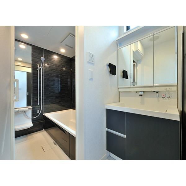 Building plan example (introspection photo). Example of construction bathroom ・ Basin reference photograph