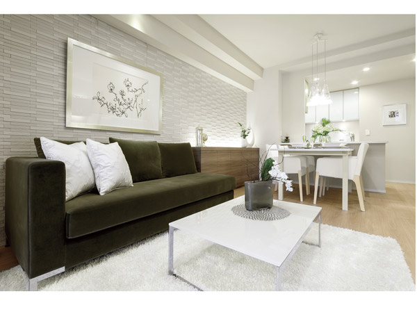 Living with depth ・ Dining, Taste is also a sense of unity with the face-to-face kitchen, It brings a lively family gatherings that conversation is not extinct