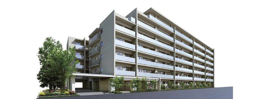 Exterior CG  ※ Rendering of the web is one that caused draw based on the drawings, If a slightly different, Or there is a case to be changed.