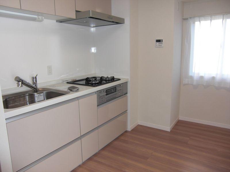 Kitchen. Water purifier built-in system kitchen