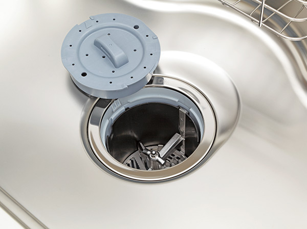 Kitchen.  [Disposer (fully automatic water supply)] Garbage and finely ground in a sink drain outlet, As it is, It will flow to the waste water treatment tank. Also reduces unpleasant odor, The kitchen is at any time clean.