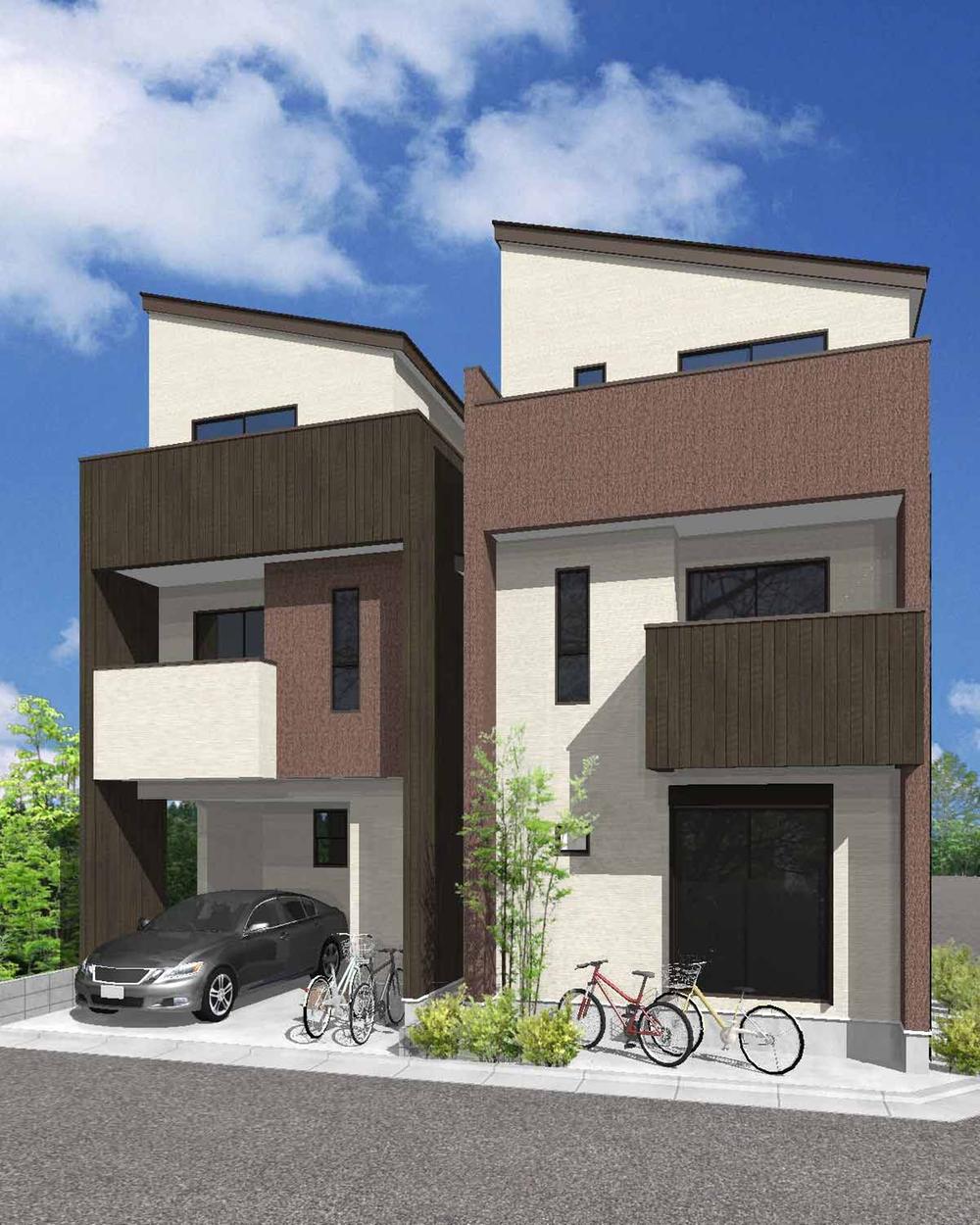 Rendering (appearance). (1 Building, 2 Building) Rendering