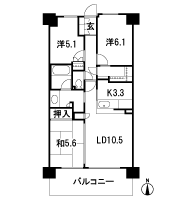 Floor: 3LDK + MC, occupied area: 68.77 sq m, Price: 33,700,000 yen (plan), now on sale